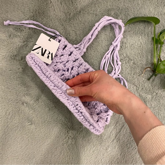 Zara small woven hand bag - Picture 6 of 7